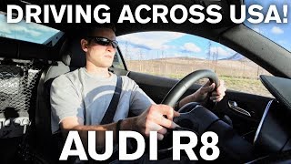 Audi R8 Blackbird Cross Country Driving Bullrun Rally [upl. by Ethelinda563]