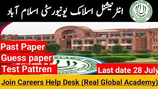 International islamic university islamabad past paper  IIUI  IIUI test pattren  IIUI entry test [upl. by Bullen578]