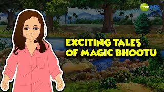 Exciting Tales Of Magic Bhootu  Magic Bhootu  Super Power Kids Show  Zee Kids [upl. by Horodko]