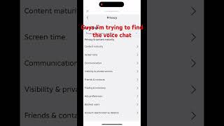 Where is voice chat [upl. by Feigin]