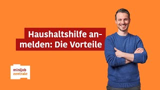 Haushaltshilfe anmelden Arbeitgeber profitieren von Steuervorteil Unfallversicherung amp Co [upl. by Werbel]