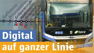 Neue Monitore im Bus zeigen Linienverlauf [upl. by Ynohtona]