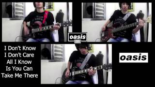 Oasis  Slide Away Live Itunes Festival 2009 GuitarBass Cover [upl. by Ahtaela]