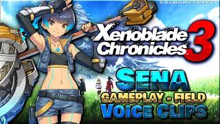 All Sena Voice Clips • Xenoblade Chronicles 3 • Gameplay  Field Voice Lines Rebecca LaChance [upl. by Brezin]