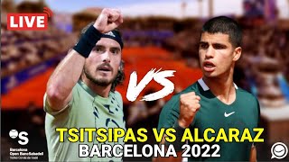 🔴 EN DIRECTO CARLOS ALCARAZ  STEFANOS TSITSIPAS CUARTOS DE FINAL CONDE DE GODÓ 2022 [upl. by Cynarra]