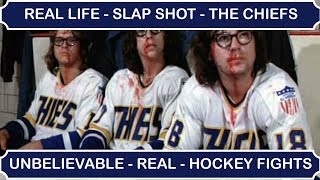 Real Life quotSlap Shotquot  Unbelievable Ice Hockey Fights Documentary [upl. by Ludovick953]