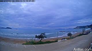 20241112 Arillas Corfu Live Webcam [upl. by Anizor]