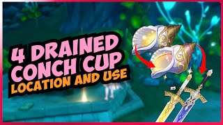 4 Dried conch cup locations and use  Genshin Impact guides [upl. by Ayifa955]