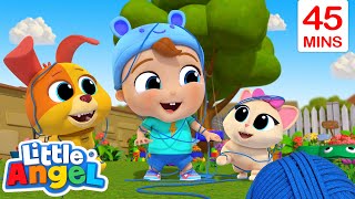 Bingos Playdate Song  More LittleAngel Kids Songs amp Nursery Rhymes [upl. by Aidile]