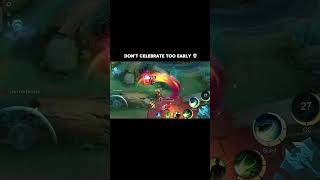 BRO TASTE HIS OWN MEDICINE🗿 mobilelegends zidaan mlbb shorts [upl. by Leiahtan]