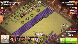 COC philippineshardest clan war battle LOL 3152015 war farming mode [upl. by Atterrol]