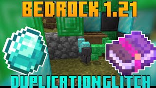 How to duplicate items in Minecraft 121  Minecraft dupe glitch  Minecraft Bedrock 121 [upl. by Hamann]