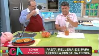 Pasta rellena de papa y cebolla Parte 2 [upl. by Leckie224]