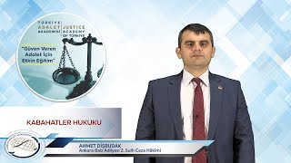 KABAHATLER HUKUKU  AHMET DİŞBUDAK [upl. by Mauve]