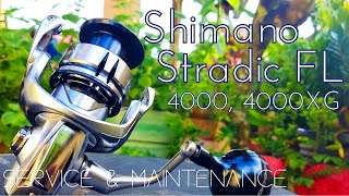 Shimano Stradic FL 4000  4000XG  Reel service and maintenance [upl. by Giglio]