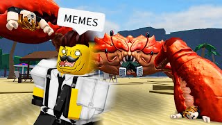 ROBLOX Strongest Battlegrounds Funny Moments Part 8 MEMES 💪 [upl. by Siddon]