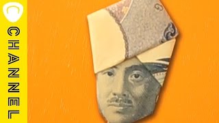 千円札でつくる ターバン野口｜C CHANNELライフスタイル [upl. by Aihtnis100]