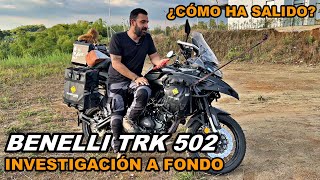 BENELLI TRK 502 INVESTIGACIÓN A FONDO ¿CÓMO HA SALIDO [upl. by Nastassia]