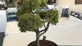 Building wire scale trees tutorial using Vallejo Earth texture for dioramas [upl. by Esya]