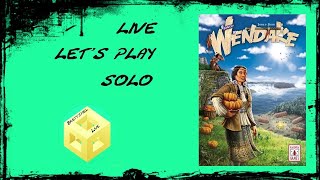 Wendake  Brettspiel Live Lets PLay Solo  2 [upl. by Eimarej]