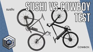 Sushi VS Cowboy Bike – Design Pedelecs mit Wechselakku EBike Vergleich [upl. by Enitnemelc]