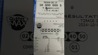 résultats loto max result 1102024 amp Québec max et extra result [upl. by Eillehs]