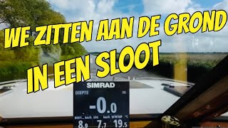 ANGSTIGE MOMENTEN  DOOR EEN 1 METER DIEPE SLOOTAlkmaarMedemblik 219 YACHT VLOG [upl. by Einnek]