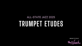 2025 AllState Jazz Trumpet Etudes [upl. by Elatan]