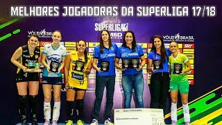 Melhores jogadoras da Superliga 1718  Danilo Rosa [upl. by Ym]