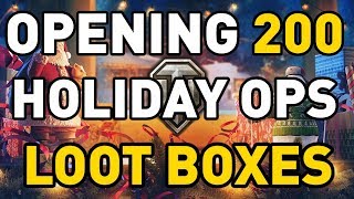 Opening 200 Loot Crates in World of Tanks Holiday Ops 2019 [upl. by Boiney946]