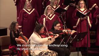 12824 Joy He Shall Reign  Hallelujah Chorus G F Handel Full Choir amp Orchestra [upl. by Nediarb]