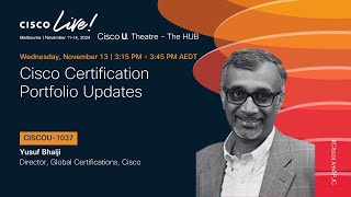 Cisco Certification Portfolio Updates [upl. by Stempson]