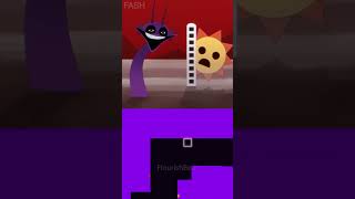 Scary Scanner Durple and Simon  FASH  Incredibox Sprunki  Glow Bouncing Square [upl. by Fancy]