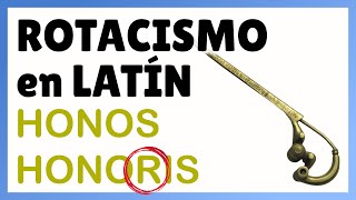 ROTACISMO en LATÍN historia ‹ Principales cambios desde el protoindoeuropeo hasta el latín [upl. by Rheba17]