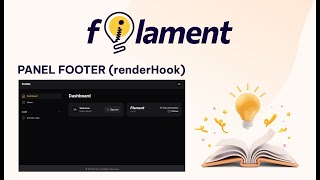 Filament Adicionar footer no painel renderHook filament laravel [upl. by Margi]