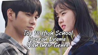 Top 10 High School Korean Drama subscribe koreandrama highschool [upl. by Assener]