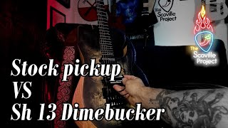 Schecter Decimator vs Seymour Duncan Sh 13 Dimebucker  recording tube amp at home [upl. by Lali275]