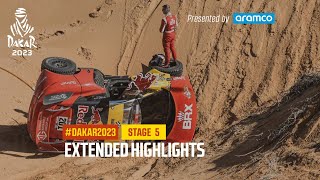 Extended highlights of Stage 5 presented by Aramco  Dakar2023 [upl. by Gnilyarg110]