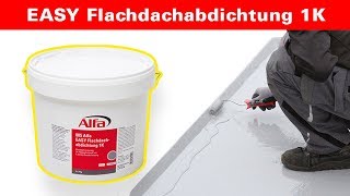 Abdichtung eines Garagendachs mit Alfa EASY Flachdachabdichtung [upl. by Ainadi]