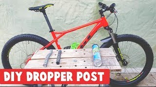 DIY Dropper Seat Post Tutorial [upl. by Xylina]