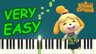 KK Bubblegum Animal Crossing  VERY EASY Piano Tutorial for Beginners [upl. by Charyl]