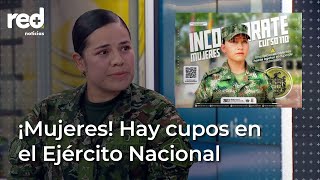 Mujeres vuelven al servicio militar así es la convocatoria del Ejército colombiano  Red [upl. by Aeriela475]