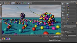 Dynamic Object Path Using Attractor in Cinema 4D R16 Tutorial [upl. by Rondon384]