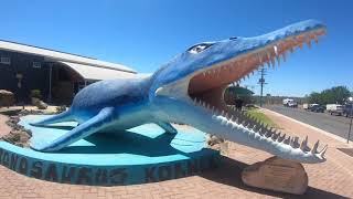 Outback Trip  Episode 13 Flinders Highway  Dinosaur Country RESPECT THE BUSH [upl. by Ahsikin730]