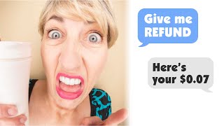 rMaliciousCompliance  Angry Old Lady Becomes Furious When She Discovers Her Refund Is Only 007 [upl. by Nwahsav]