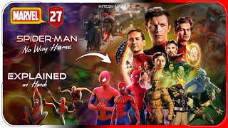 SpiderMan No Way Home 2021 Explained In Hindi  Netflix Movie हिंदी  उर्दू  Hitesh Nagar [upl. by Flower567]