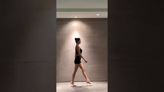 CATWALK TRAINING OF PIA WURTZBACH FOR LE DEFILE LOREAL PARIS FASHION SHOW [upl. by Noillimaxam]