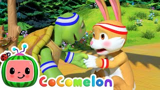 The Tortoise and the Hare  CoComelon Furry Friends  Animals for Kids [upl. by Dorella]