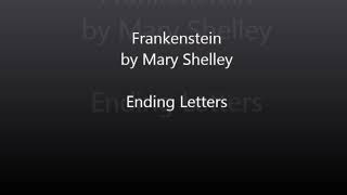 Frankenstein by Mary Shelley  Ending Walton Letters Audiobook [upl. by Macnamara751]