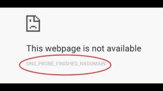 How to Fix DNSPROBEFINISHEDNXDOMAIN WINDOWS 10 [upl. by Nnoj]